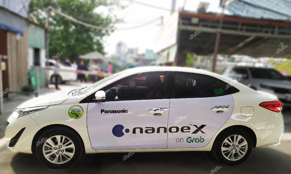 PANASONIC - QUẢNG CÁO GRABCAR DỰ ÁN MÁY LỌC KHÔNG KHÍ Ô TÔ NANOEX