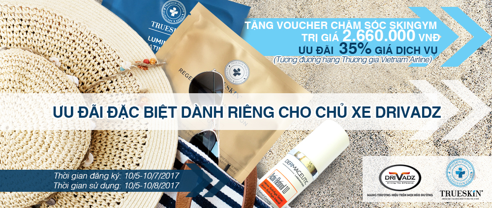 TẬN HƯỞNG LÀN DA SÁNG KHỎE - RẠNG NGỜI CHỈ VỚI 10 PHÚT TẠI TRUESKIN