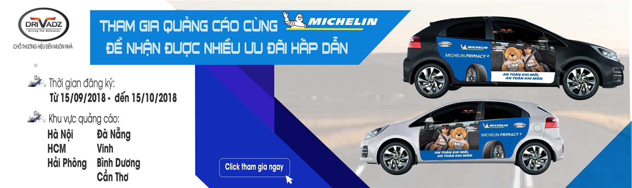 TRỞ THÀNH ĐẠI SỨ THƯƠNG HIỆU VỚI MICHELIN – AN TOÀN TRÊN MỌI NẺO ĐƯỜNG KHẮP VIỆT NAM