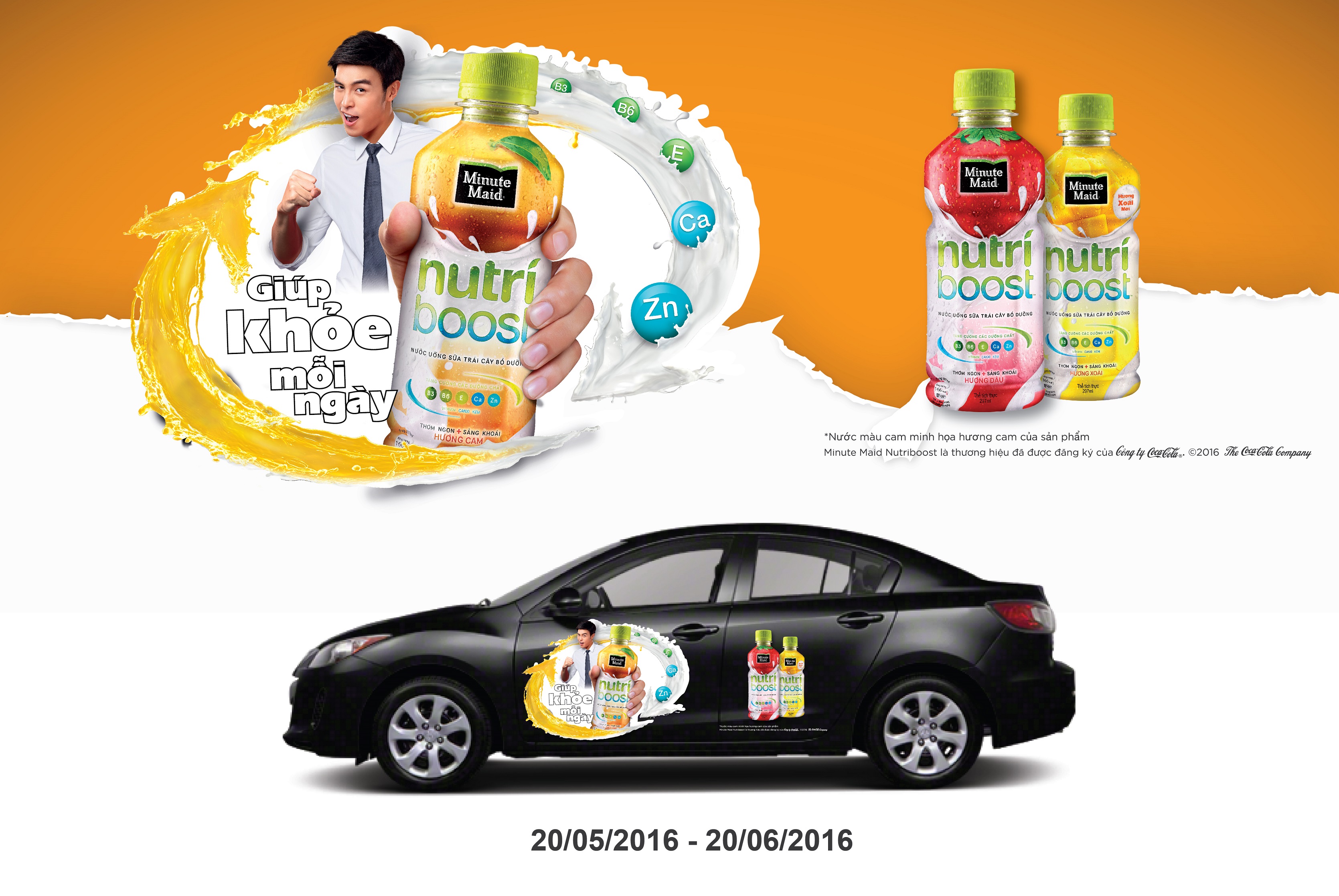 Khoác áo mới cho xế yêu với nhãn hàng Nutriboost