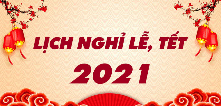 THÔNG BÁO NGHỈ TẾT DƯƠNG LỊCH 2021