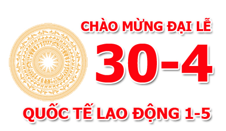 THÔNG BÁO LỊCH NGHỈ LỄ 30/04 - 01/05/2020